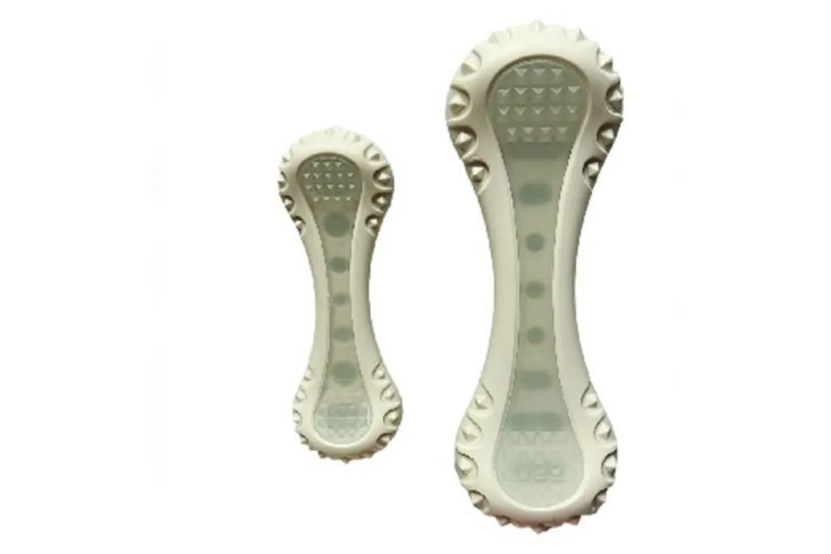 Gecoat kauwbot classic chew, twee maten op een witte achtergrond, zonder opdruk